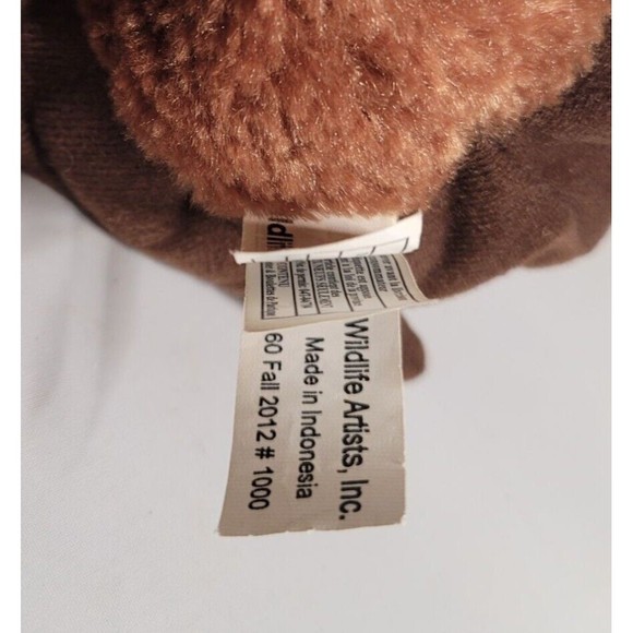 Wildlife Artist Brown Bat Stuffed Plush Animal Soft Winged Toy 7 x 15 inch - Picture 8 of 8